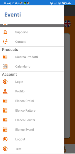 Eventi Screen 2