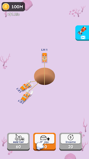 Android application Merge Haulers: Gold Rush screenshort