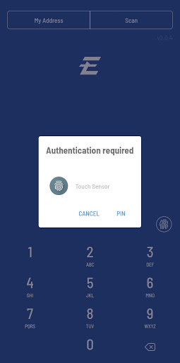 Android application EACPAY-Earthcoin Mobile Wallet screenshort