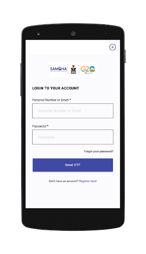 Android application SamUha screenshort