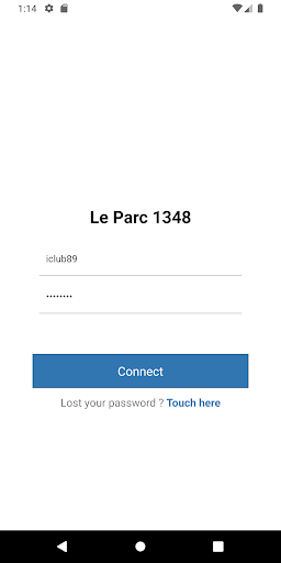Android application MyIParc screenshort