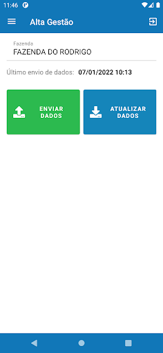 Android application Alta Gestão screenshort