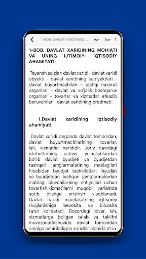 МOLIYA: DAVLAT XARIDLARI Screen 3