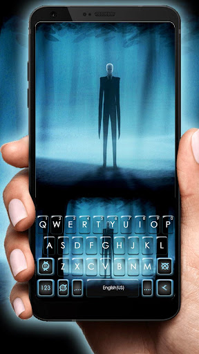Android application Slender Evil Man Keyboard Them screenshort