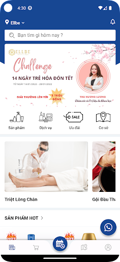 Android application Ellbe Spa screenshort