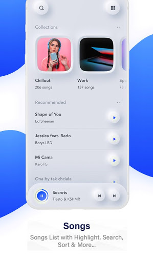 Music Player Galaxy Screenshot 2 - AppWisp.com