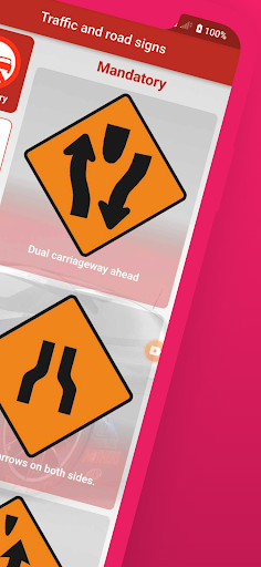 Traffic and road signs Screen 2