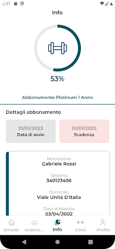 GymItaly Screen 2