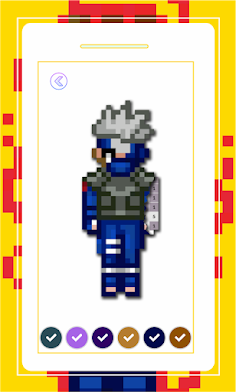 Sharingan Pixel Art - Screenshot 2