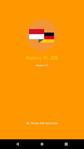 Android application Kamus Bahasa Jerman screenshort