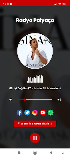 Android application Radyo Palyaço screenshort