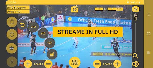 Android application Streamer für Creator screenshort