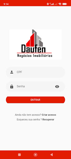 Android application Daufen Condomínios screenshort