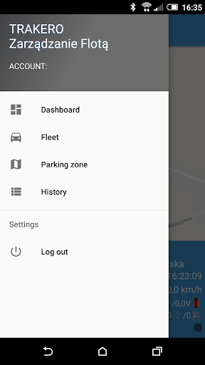 Trakero GPS Zarządzanie Flotą Screen 2