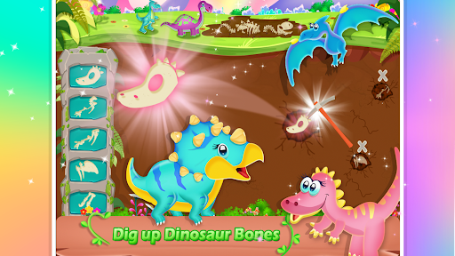 Android application Dino care game screenshort