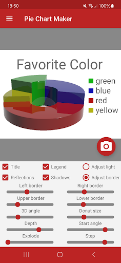 Screenshot of Pie Chart Maker