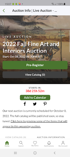 Case Auctions Screen 3