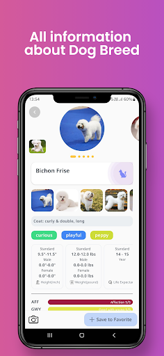 Dog breed identifier Screen 2