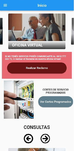 Android application EdeseMovil screenshort