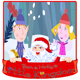 ben and holly and santa little kingdom christmas icon