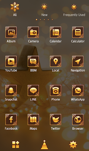 Xmas Wallpaper Star Glow Theme Screen 3