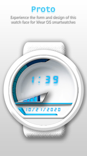 İndir Proto White Smartwatch Wear OS Watch Faces v1.5.42 APK Paid v 1.5.42