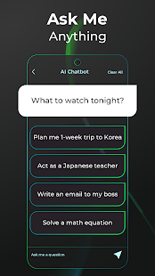 Ask Me Anything - AI Chatbot Screenshot