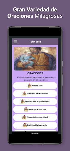 Android application Oraciones San Jose Teresa screenshort