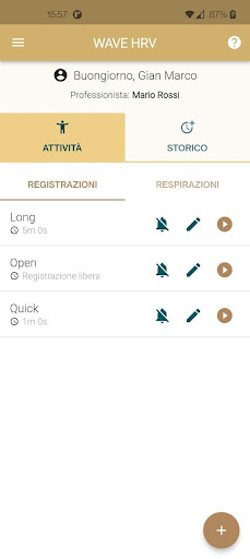 Android application Wave HRV screenshort