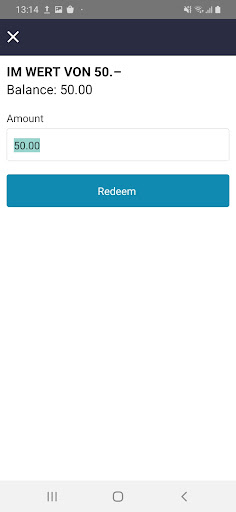 e-guma Voucher Screen 3