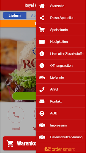 Royal Pizza Screen 3