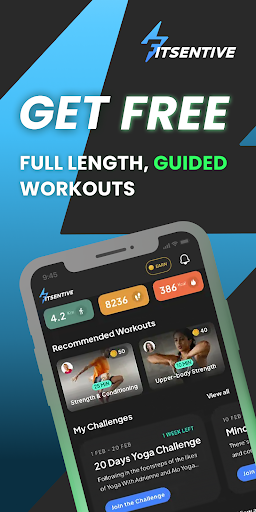 Android application Fitsentive screenshort