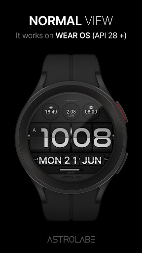 ASTRO watch face flip Screen 2