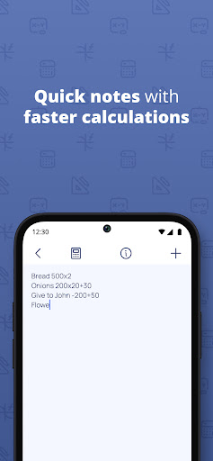 NumberTabs: Calculator Notes Screen 3