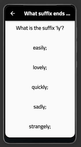 Android application suffixes - ly screenshort