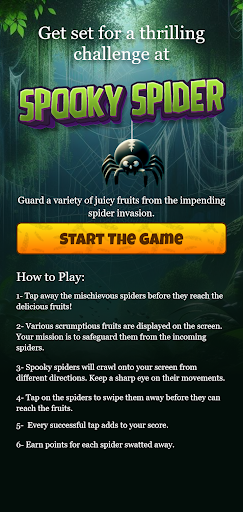 Spooky Spider Screen 3