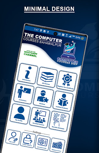 The Computer Courses BWP Screen 2
