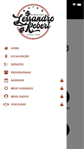 Barbearia Lessandro Robert Screen 2