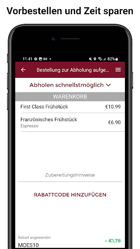 Moes Frühstück Screen 3