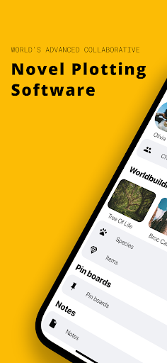 Android application Fortelling - Writer Tools screenshort