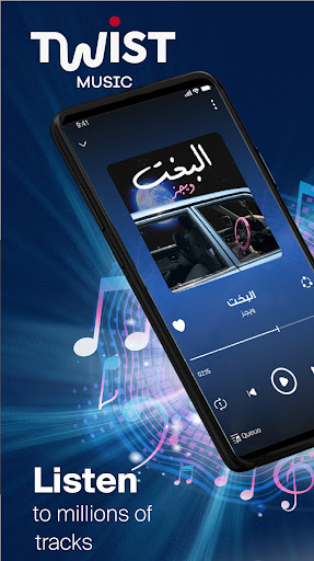 Android application Twist Music: Music & Radio screenshort