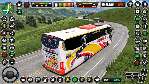 Bus Simulator Game: Coach Bus screenshot 15