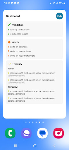 Android application Exabanque screenshort
