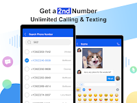 screenshot of Unlimited Texting, Calling App