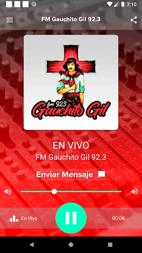 Android application Fm Gauchito Gil 92.3 screenshort
