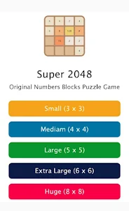 Super 2048 Numbers Blocks Game