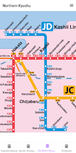Fukuoka Subway Map