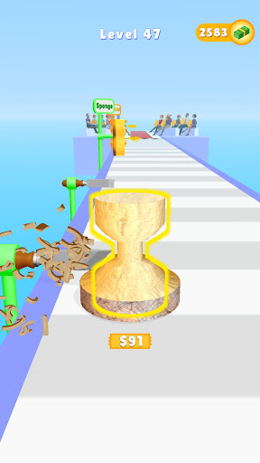 Android application Wood Carve Runner screenshort
