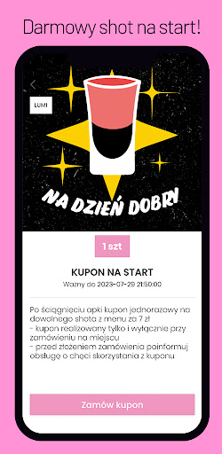 Android application LUMI shot&cocktail screenshort