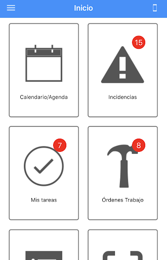 Android application Plan Autocontrol screenshort